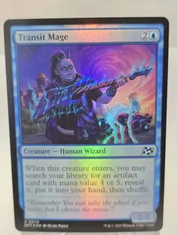Transit Mage - U 0070 - Foil - MTG Aetherdrift  DFT English - Image 2