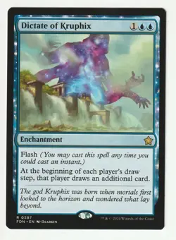 MTG Dictate of Kruphix (FDN) Foundations NM - Image 1