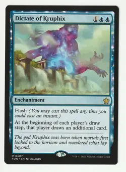 MTG Dictate of Kruphix (FDN) Foundations NM - Image 3