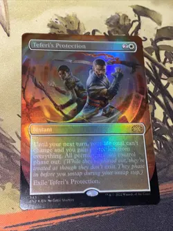 Teferi’s Protection X1 Mtg Double Masters 2022 Nm Borderless Foil - Image 3
