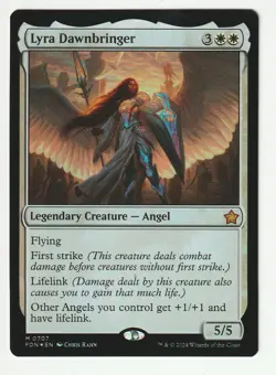MTG Lyra Dawnbringer (FDN) Foundations NM FOIL - Image 3