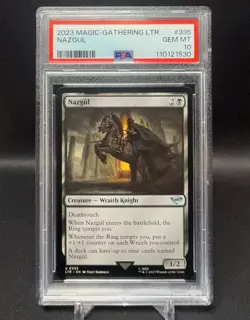 PSA 10 - Nazgul - LOTR Lord of the Rings - Tales From Middle Earth - MTG #335 - Image 1