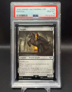 PSA 10 - Nazgul - LOTR Lord of the Rings - Tales From Middle Earth - MTG #335 - Image 3
