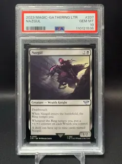 PSA 10 - Nazgul - LOTR Lord of the Rings - Tales From Middle Earth - MTG #337 - Image 1