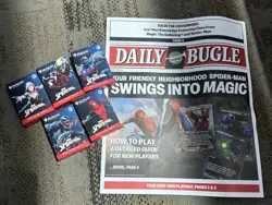 SDCC 2025 UNOPENED Magic The Gathering Spider-Man Deck COMPLETE SET 5  IN HAND - Image 4