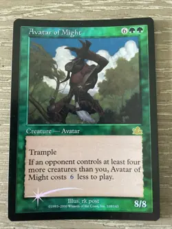 Avatar of Might Prophecy FOIL Green Rare MTG NM Magic: The Gathering - Image 3