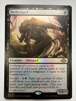 MTG Nethergoyf (Foil) Modern Horizons 3 NM - Image 1