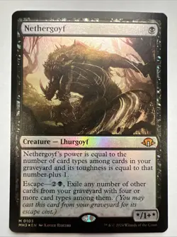 MTG Nethergoyf (Foil) Modern Horizons 3 NM - Image 3