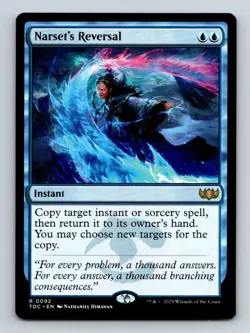 #92 Narset's Reversal 2025 Tarkir: Dragonstorm Commander * Rare - Image 1