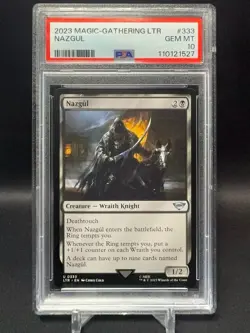 PSA 10 - Nazgul - LOTR Lord of the Rings - Tales From Middle Earth - MTG #333 - Image 3