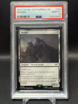 PSA 10 - Nazgul - LOTR Lord of the Rings - Tales From Middle Earth - MTG #100 - Image 1