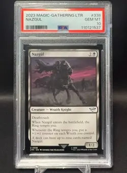 PSA 10 - Nazgul - LOTR Lord of the Rings - Tales From Middle Earth - MTG #338 - Image 1