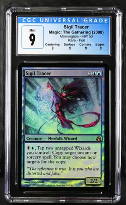 SIGIL TRACER Morningtide Foil Rare CGC 9 Q MTG [Nostalgium] - Image 3