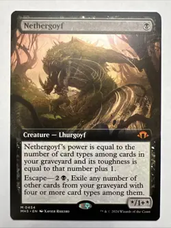 MTG Nethergoyf (Extended Art) Modern Horizons 3 NM - Image 1
