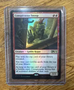MTG Conspicuous Snoop Foil Promo - Image 1
