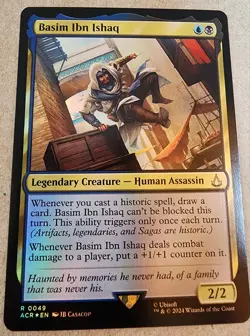 Basim Ibn Ishaq - #49 Foil - Assassin's Creed - Mtg - Image 1