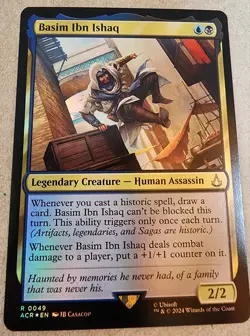 Basim Ibn Ishaq - #49 Foil - Assassin's Creed - Mtg - Image 2