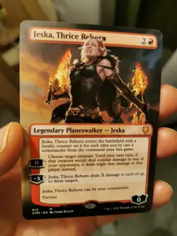 Jeska, Three Time Renaissance Commander Legends Fullart Jeska,Thrice Reborn MTG - Image 5