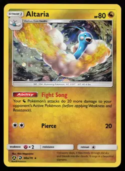 Altaria 040a/070 Promo Alternate Art Promos Cosmos Holo Pokémon Card - Image 1