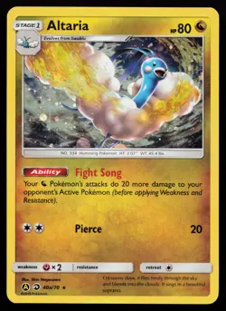 Altaria 040a/070 Promo Alternate Art Promos Cosmos Holo Pokémon Card - Image 3