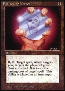 [1x] Reflecting Mirror Played, English The Dark MTG Magic - Image 2