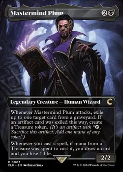 Mastermind Plum - Extended Art CLU NM MTG - Image 1