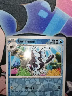 Finneon 035/142 & Lumineon 036/142 Stellar Crown Reverse Holo Pokemon Cards - Image 15