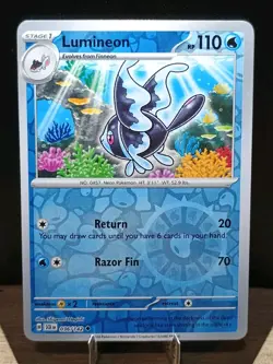 Finneon 035/142 & Lumineon 036/142 Stellar Crown Reverse Holo Pokemon Cards - Image 23