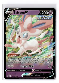 Sylveon V - SWSH202 Sword & Shield Black Star Promo Card - LP - POKEMON TCG - Image 1