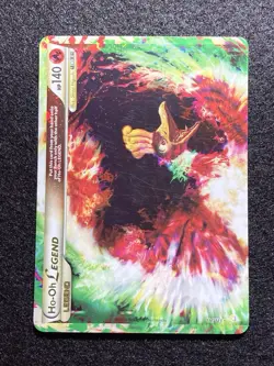 Pokemon TCG Ho-oh Legend Top - 111/123 Holo HGSS Ultra Rare LP Card  - Image 1