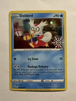 Delibird - (Holiday Calendar) 032/198 Miscellaneous Cards & Products Holo - Image 3