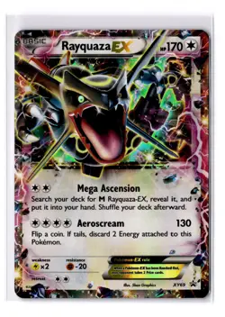 Rayquaza EX (Shiny) - XY69 XY Black Star Card - LP - POKEMON TCG - Image 1