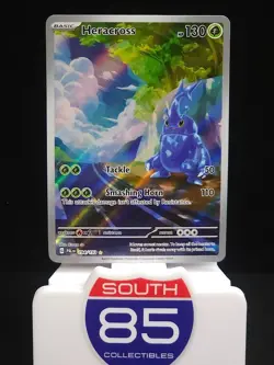 Pokemon Heracross Illustration Rare Card 194/193 Sv02 Paldea Evolved - Image 1