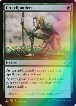 MTG - Crop Rotation - Foil - DMR 154/261 - Dominaria Remastered - Magic - Image 1