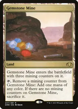 MTG - Gemstone Mine - DMR 247/261 - Dominaria Remastered - Rare - Magic - Image 1
