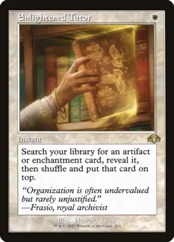 MTG - Enlightened Tutor - Retro Frame - DMR 263 - Dominaria Remastered - Rare - Image 1