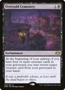 MTG - Oversold Cemetery - DMR 096/261 - Dominaria Remastered - Rare - Magic - Image 1