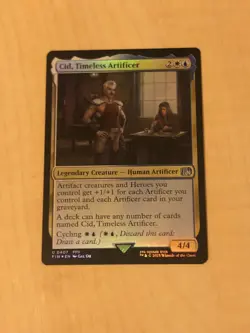 Cid, Timeless Artificer (0407) MTG  Final Fantasy Foil - Image 2