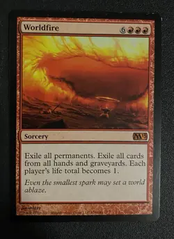 MTG Worldfire  - Magic 2013 #158 - Image 1