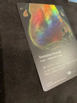 Stomping Ground *BORDERLESS FOIL* #283- Edge of Eternities - MTG - Image 2