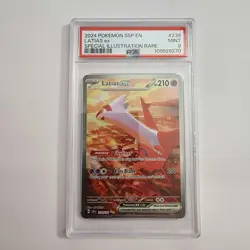 LATIAS ex - PSA 9 MINT - Surging Sparks Special Illustration Rare - #239 Pokemon - Image 1