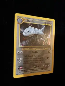 Steelix Pokemon Neo Genesis 15/111 Unlimited Edition Holo Rare - Image 4