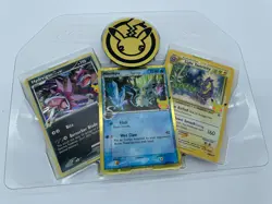 Pokemon Celebrations Hydreigon C, Mimiku, & Light Toxtricity Promo Cards & Coin - Image 3