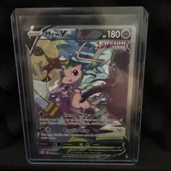Pokémon TCG Mew v Fusion Strike Holo Full Art Ultra Rare Card 251/264 Alt Art - Image 1