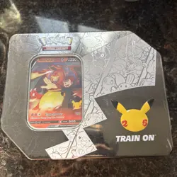 Nintendo Pokémon TCG Card: Celebrations Lance's Charizard In Large Tin - Image 4