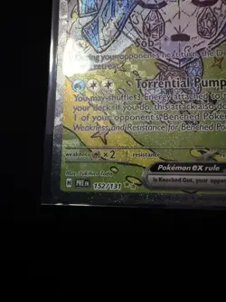 Pokemon TCG Wellspring Mask Ogerpon EX Prismatic Evolutions Holo Card 152/131 - Image 3