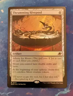 x1 Thrumming Hivepool - Foil MTG Edge of Eternities NM SHIPS NOW - Image 1
