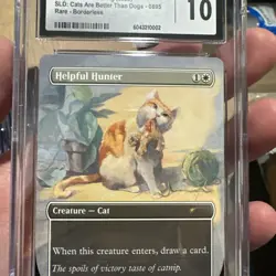 Helpful Hunter (0895) - Secret Lair Drop Series #0895 MTG CGC 10 ðŸ”¥ Low Pop - Image 4