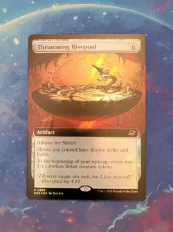 x1 Thrumming Hivepool - Foil Extended Art MTG Edge of Eternities NM SHIPS NOW - Image 1
