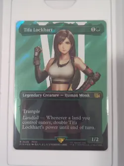 Tifa Lockhart Borderless Surge Foil MTG MAGIC the Gathering Fantasy Foil 0536 - Image 1